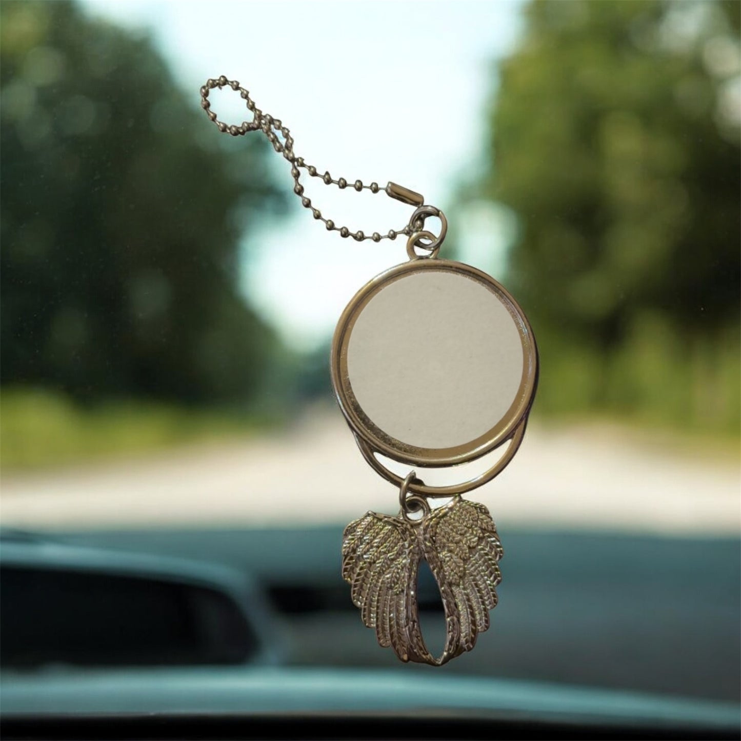 Memorial mirror hanger