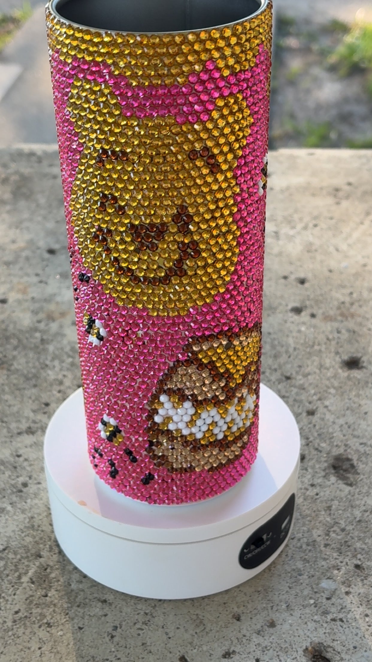 Pink honey bear