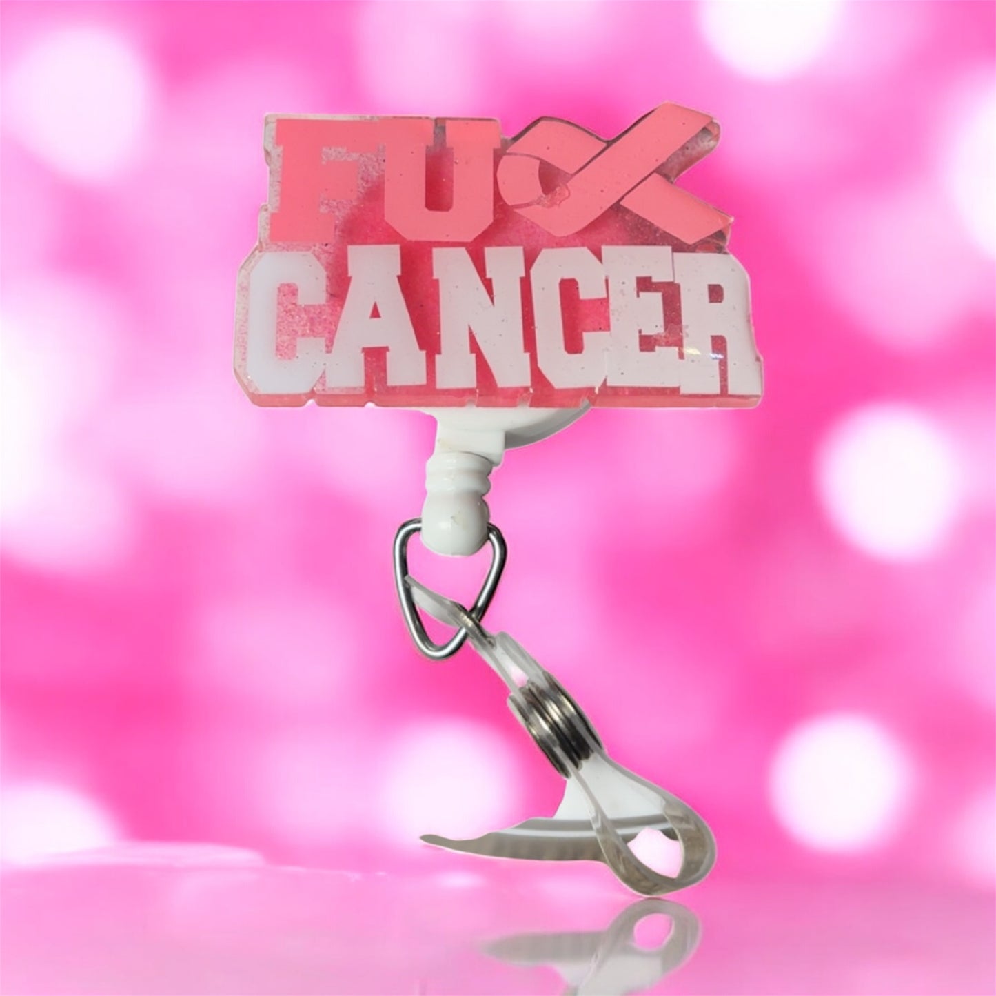 F cancer badge reel