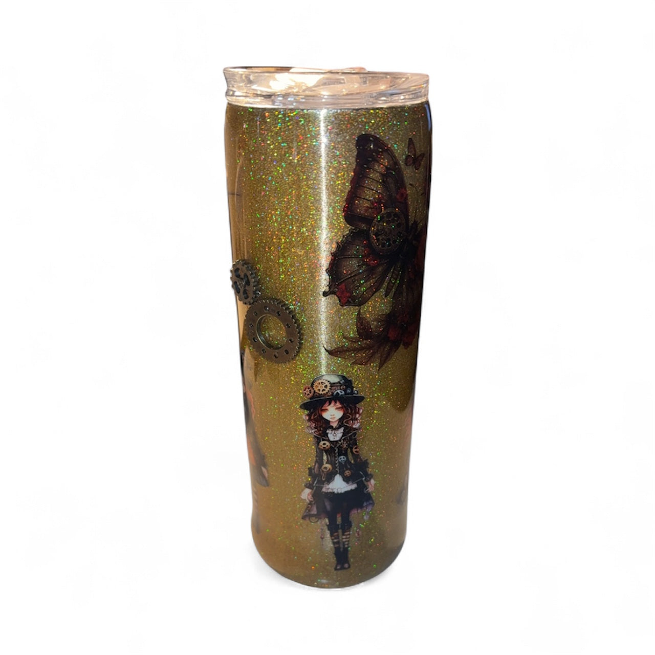 Steam punk tumbler