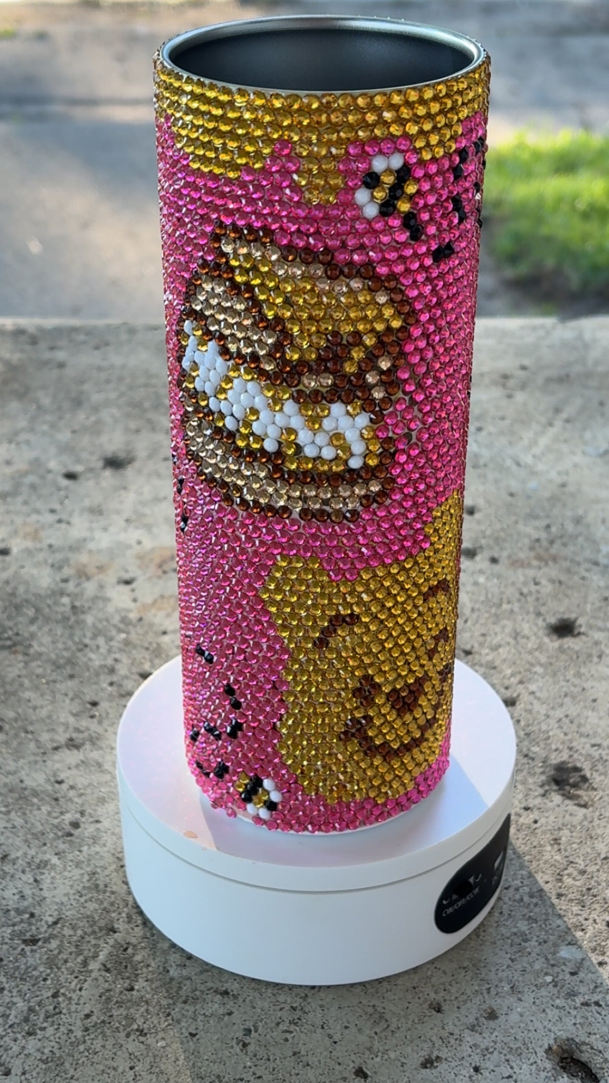 Pink honey bear