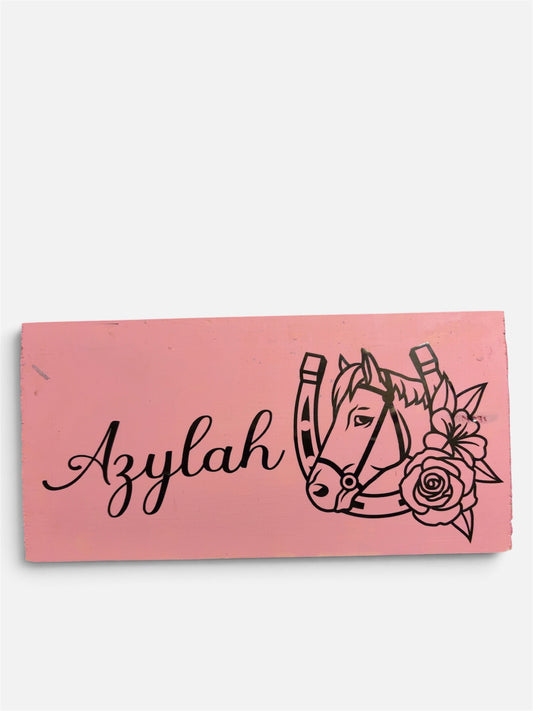 Custom name sign